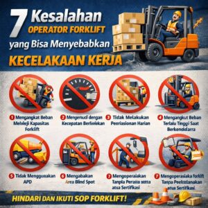 Kesalahan Operator Forklift